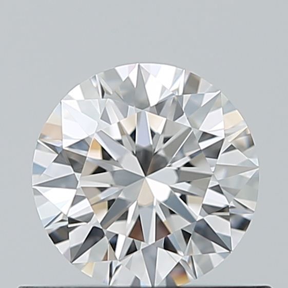 Round Natural Diamond 0.53ct D FL