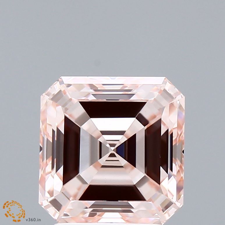 Square Emerald Fancy Pink Lab-grown Diamond 3.06ct VVS2 loose diamond