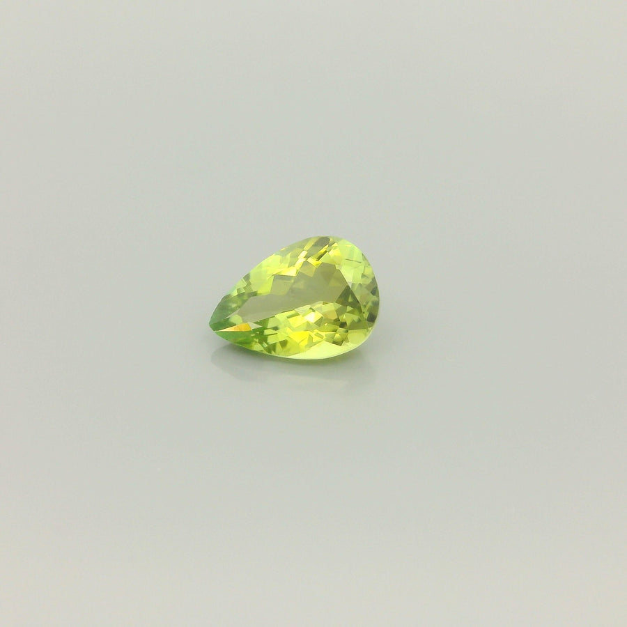 Pear Green Tourmaline 1.37ct loose gemstone