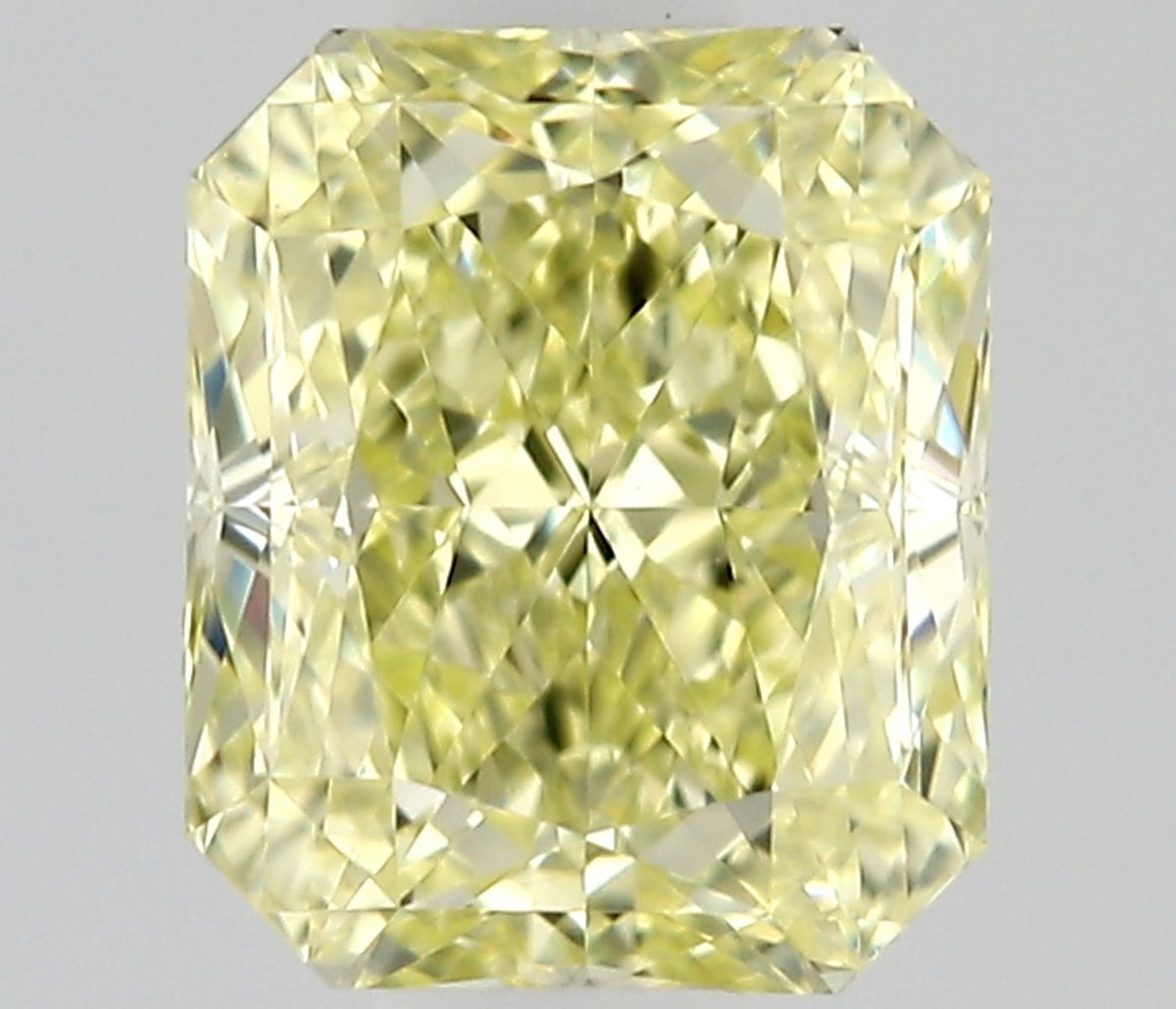 Radiant Fancy Yellow Natural Diamond 0.51ct VVS2 loose diamond
