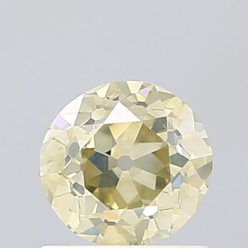 European Cut Fancy Light Yellow Natural Diamond 1.08ct SI1 loose diamond