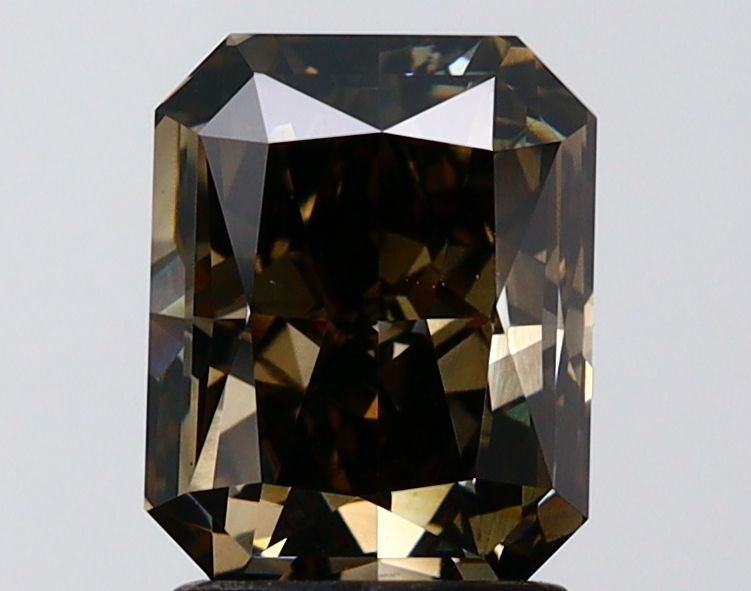 Radiant Fancy Deep Gray Lab-grown Diamond 2.55ct VS2 loose diamond
