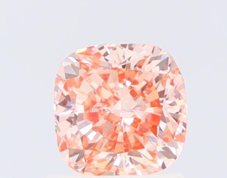 Cushion Fancy Orange Lab-grown Diamond 1.08ct VS1 loose diamond