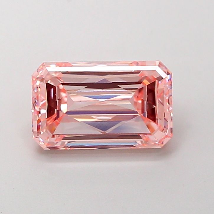 Emerald Fancy Intense Pink Lab-grown Diamond 3ct VS1 loose diamond
