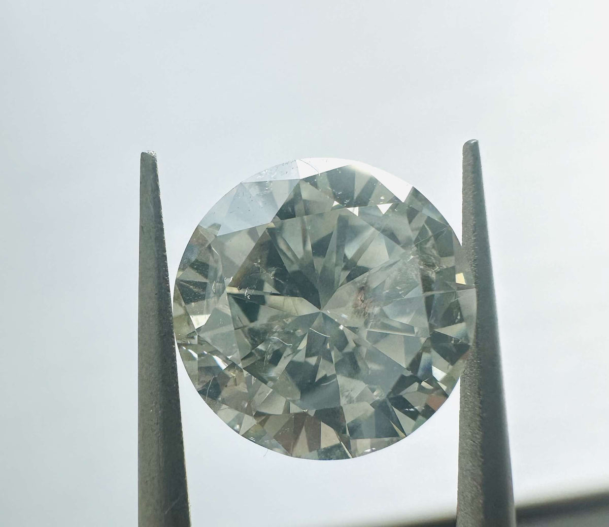 Round Fancy Gray Natural Diamond 3.03ct I1 loose diamond