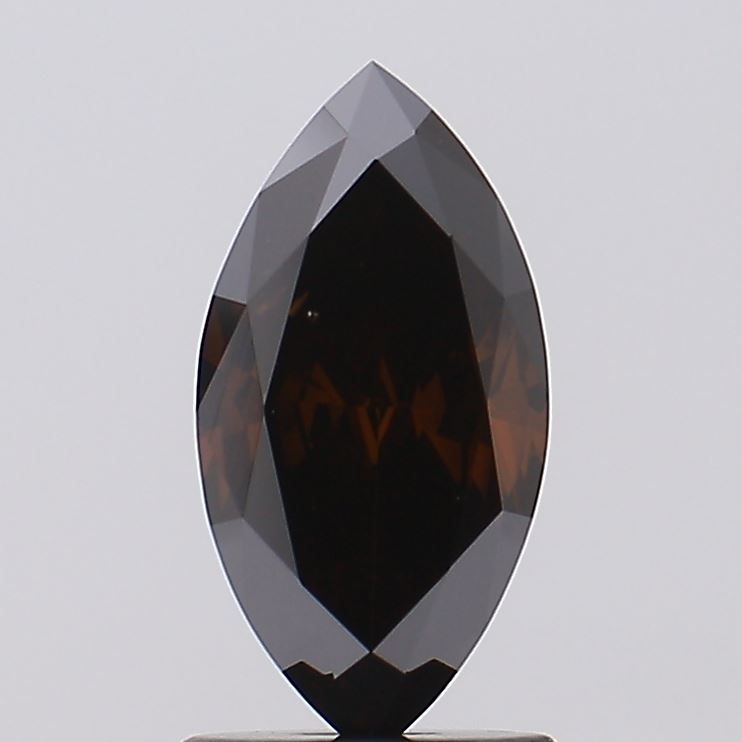 Marquise Fancy Dark Brown Lab-grown Diamond 1.12ct VS2 loose diamond