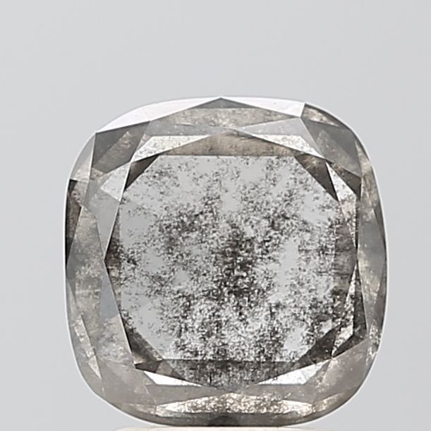 Cushion Salt And Pepper Lab-grown Diamond 2.24ct I1 loose diamond