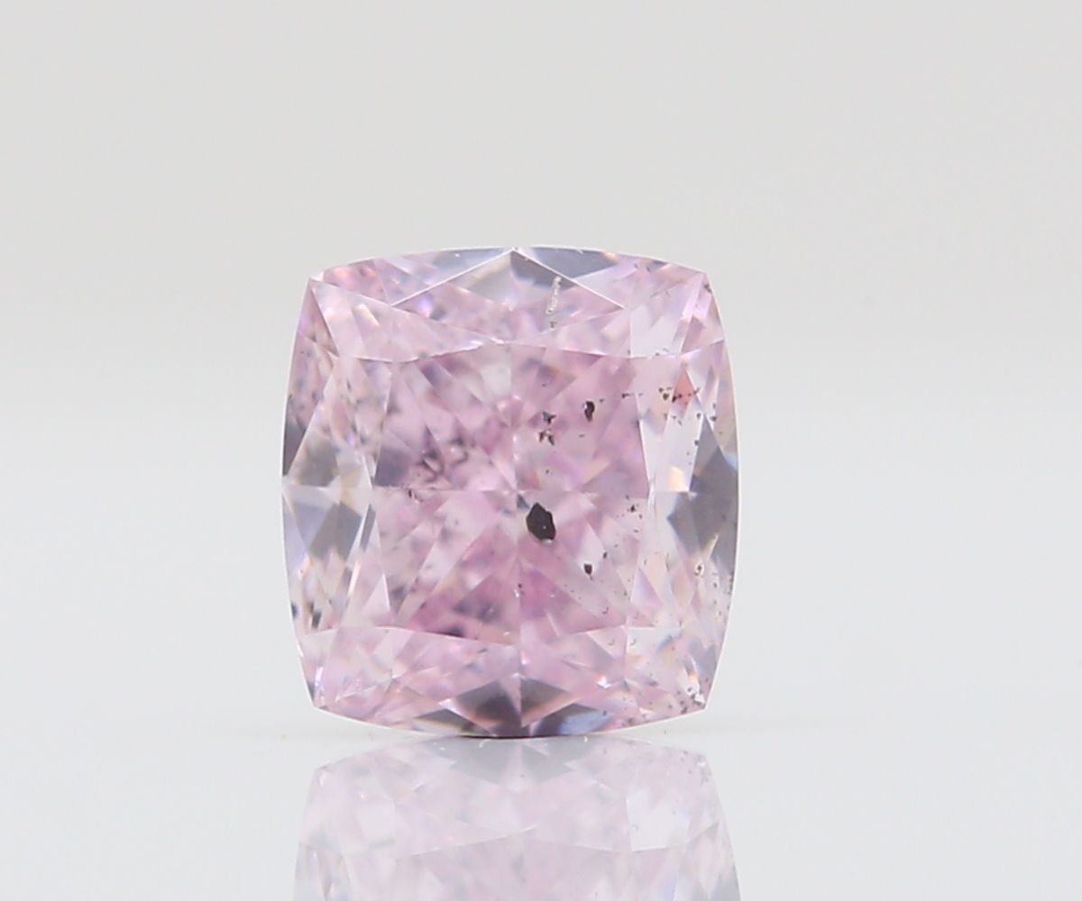 Cushion Fancy Intense Purplish Pink Natural Diamond 0.25ct SI2 loose diamond