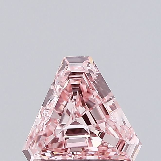 Triangular Fancy Intense Pink Lab-grown Diamond 0.78ct VVS2 loose diamond