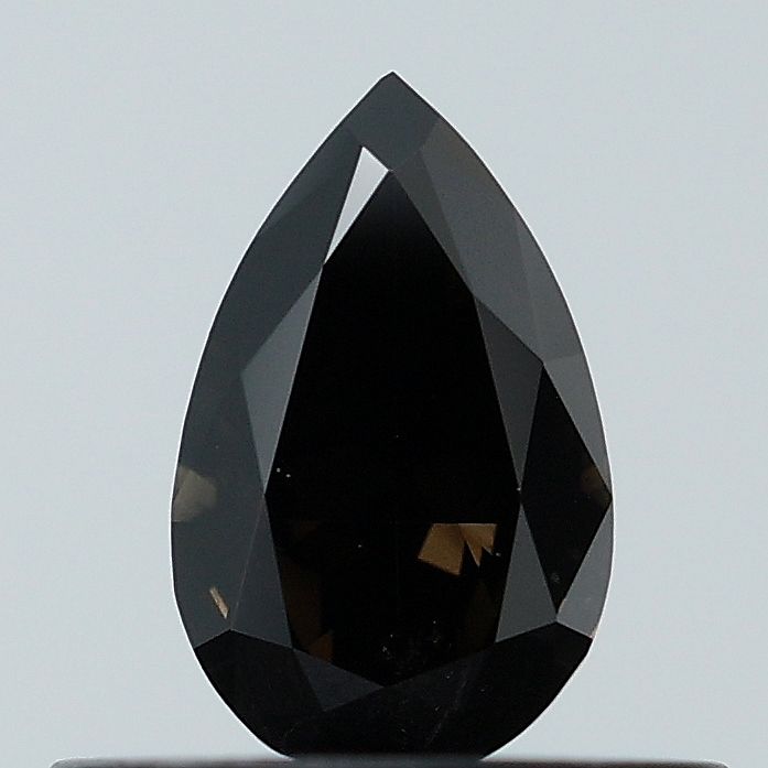 Pear Fancy Deep Black Lab-grown Diamond 0.4ct SI1 loose diamond