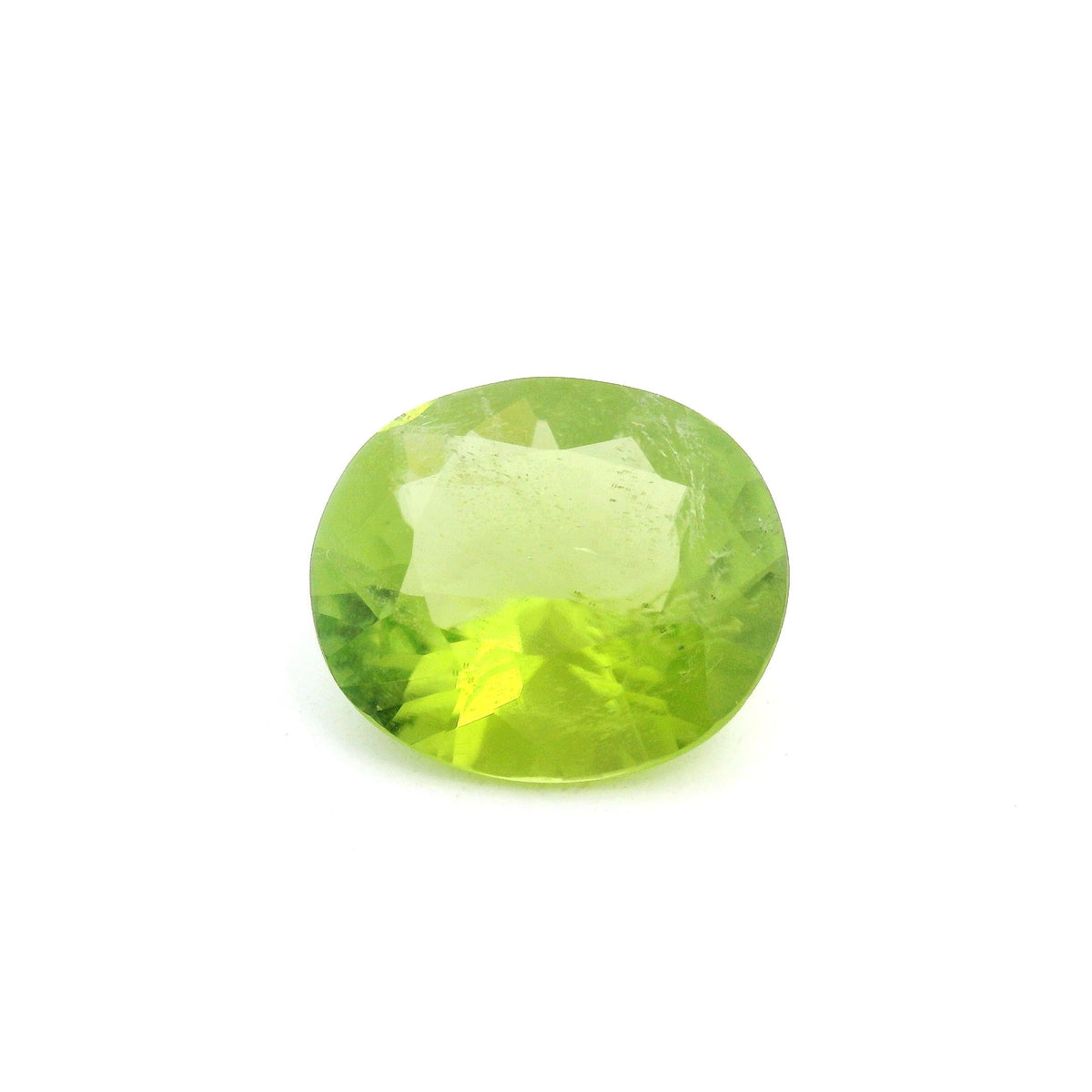 Oval Green Peridot 3.77ct loose gemstone