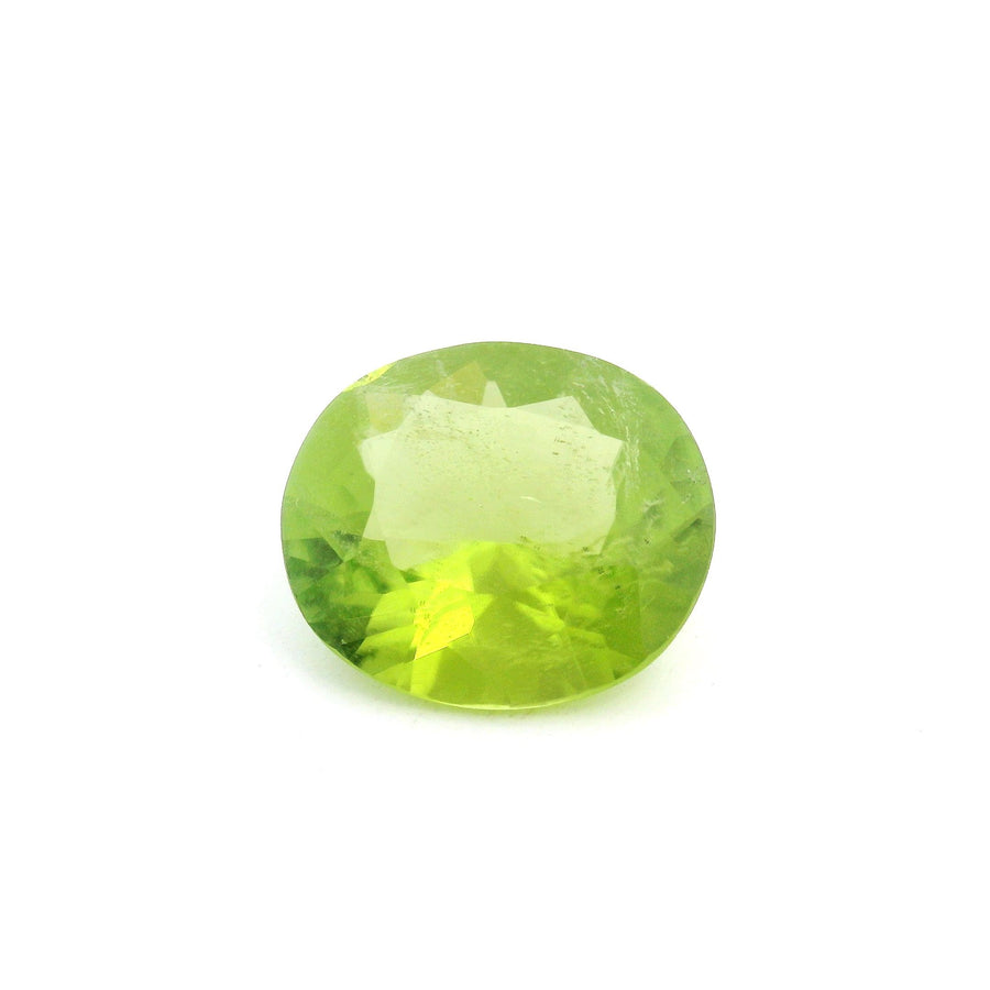 Oval Green Peridot 3.77ct loose gemstone