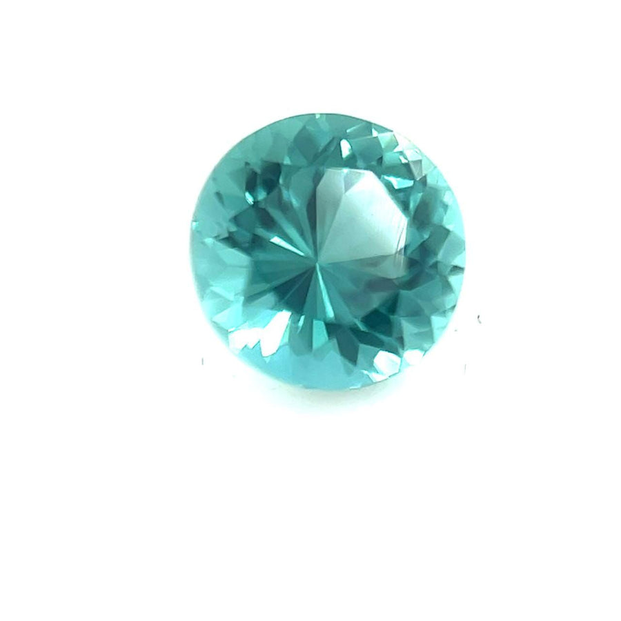 Round Blue Tourmaline 0.61ct loose gemstone