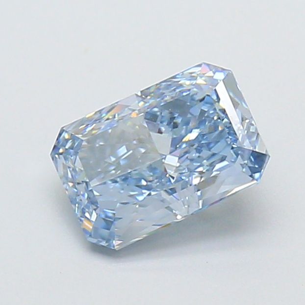 Radiant Fancy Intense Blue Lab-grown Diamond 1.19ct VVS2 loose diamond