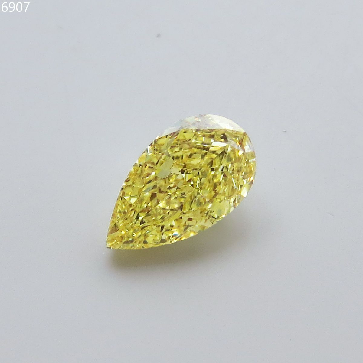 Pear Fancy Intense Yellow Natural Diamond 1.52ct VS2 loose diamond
