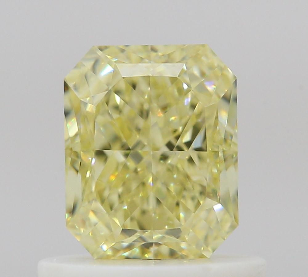 Radiant Fancy Light Yellow Natural Diamond 0.81ct VS2 loose diamond