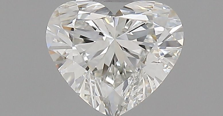 Heart Natural Diamond 0.72ct H IF