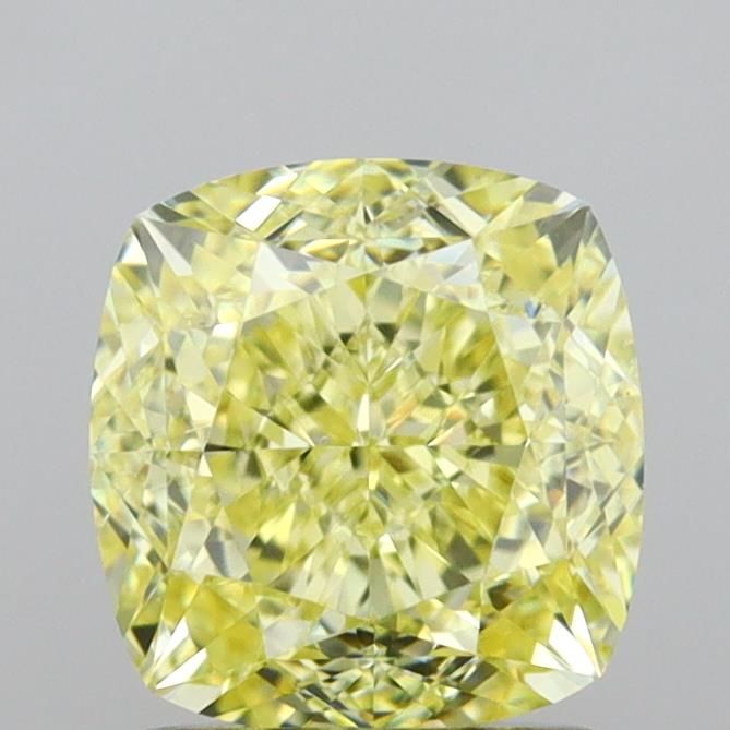 Cushion Fancy Yellow Natural Diamond 1.68ct VS2 loose diamond