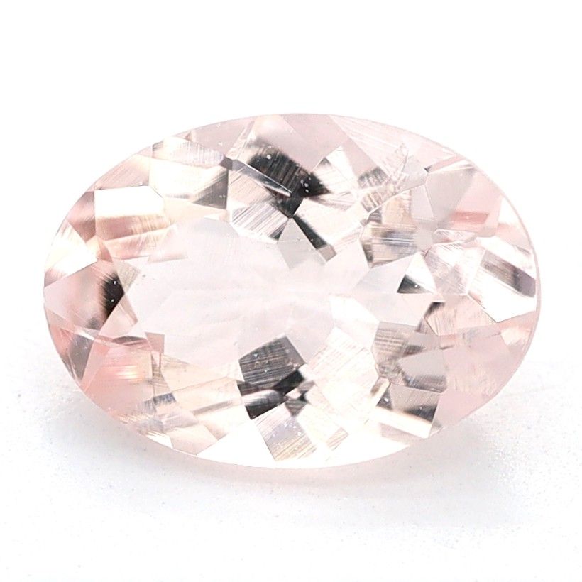 Oval Pink Morganite 0.64ct loose gemstone