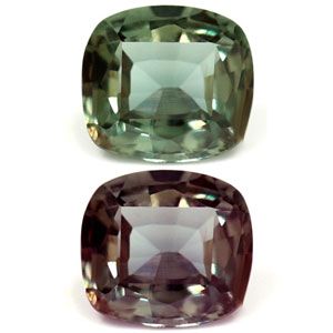 Cushion Green Alexandrite 0.53ct loose gemstone