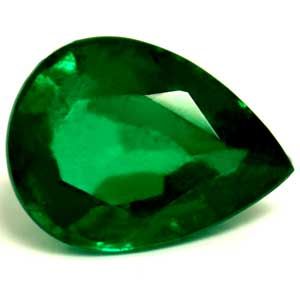 Pear Green Emerald 1.19ct loose gemstone