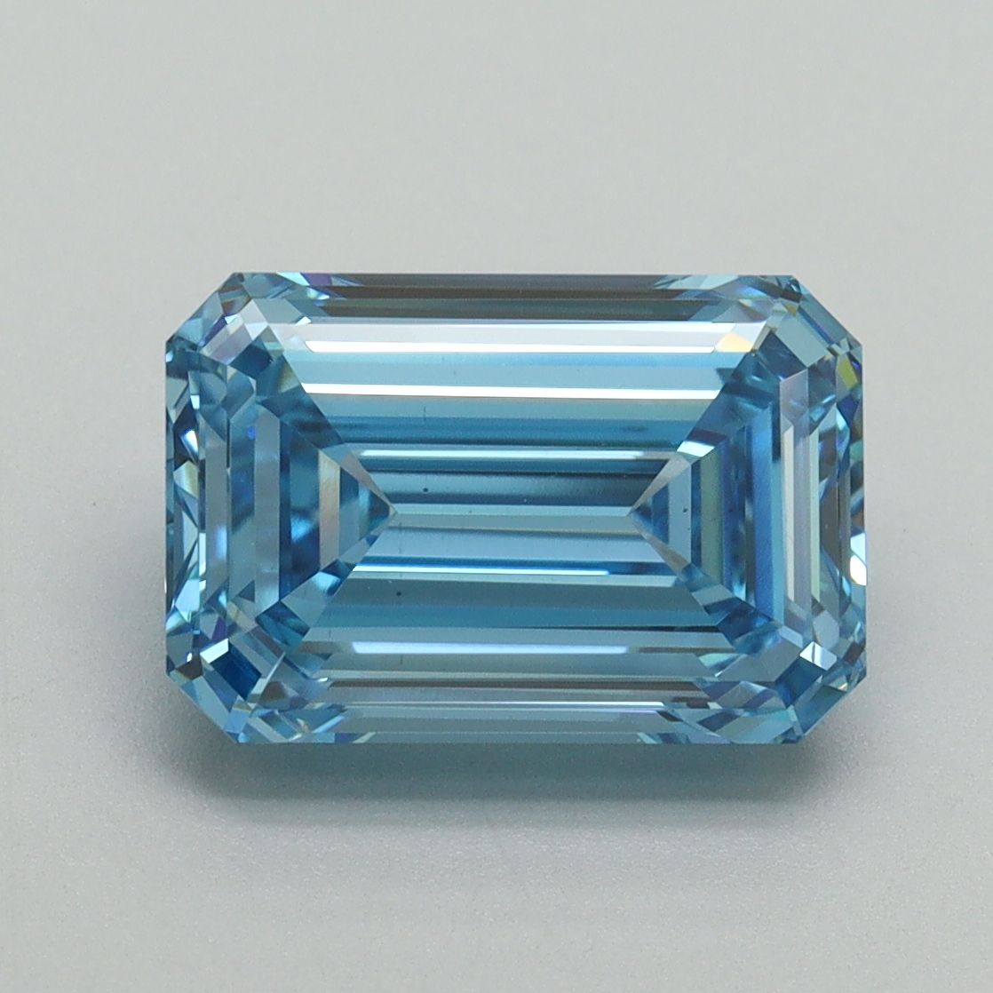 Emerald Fancy Vivid Blue Lab-grown Diamond 3.53ct VS1 loose diamond