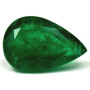 Pear Green Emerald 12.52ct loose gemstone