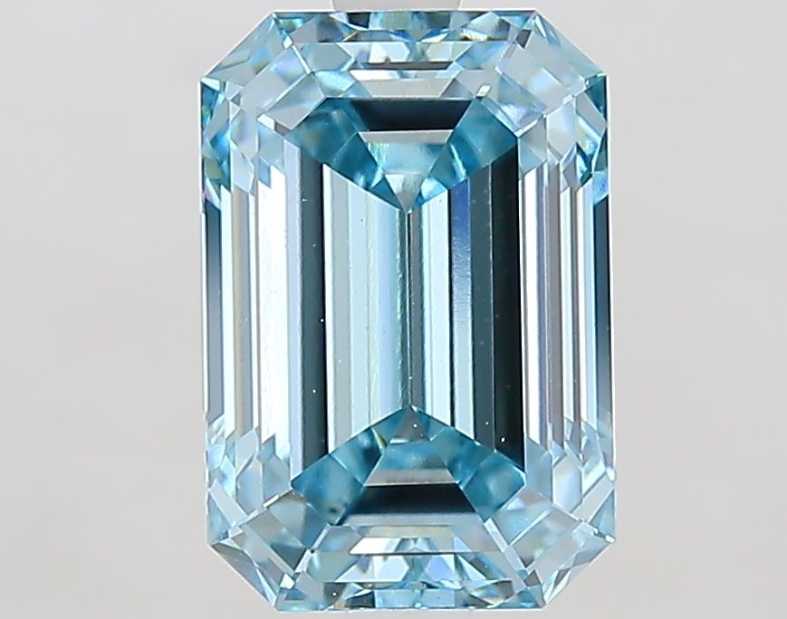 Emerald Fancy Vivid Blue Lab-grown Diamond 3.04ct VVS2 loose diamond