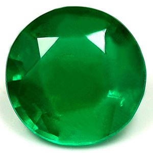 Round Green Emerald 1.54ct loose gemstone