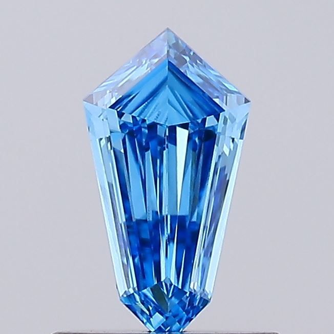 Shield Fancy Vivid Blue Lab-grown Diamond 0.5ct VVS1 loose diamond
