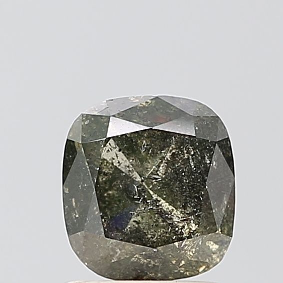Cushion Salt And Pepper Natural Diamond 1.52ct VVS2 loose diamond