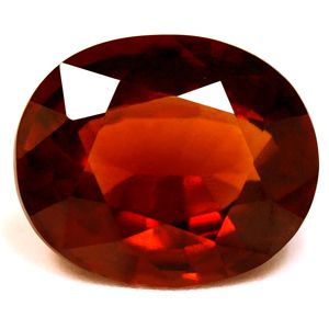 Oval Orange Garnet 7.43ct loose gemstone