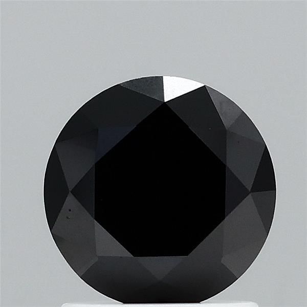 Round Fancy Black Lab-grown Diamond 1.31ct loose diamond