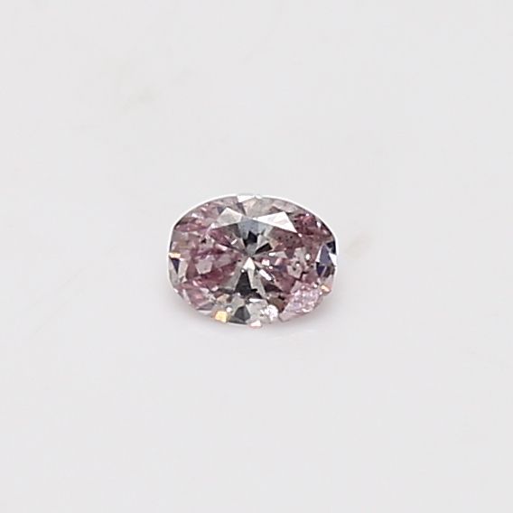 Oval Fancy Pink Natural Diamond 0.11ct loose diamond