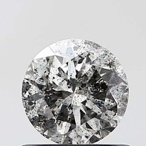 Round Salt And Pepper Natural Diamond 0.63ct VVS1 loose diamond