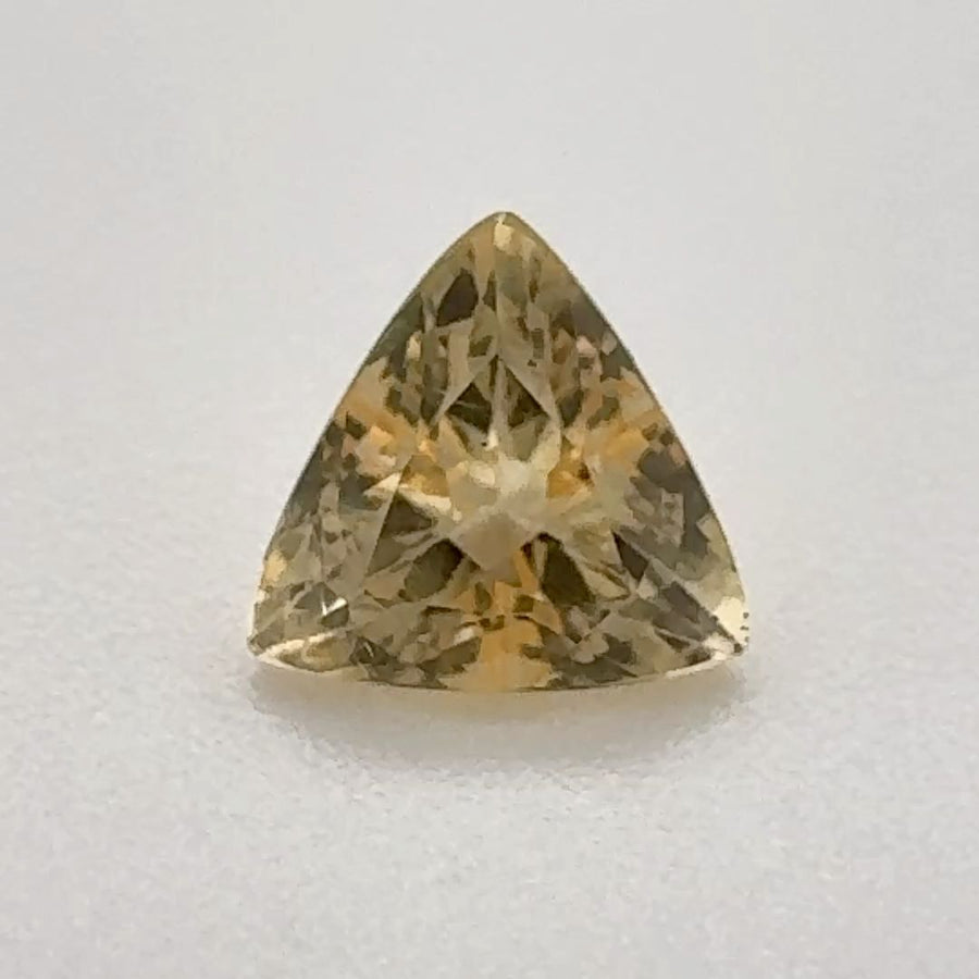 Trilliant Yellow Topaz 0.785ct loose gemstone