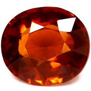 Oval Orange Garnet 4.29ct loose gemstone