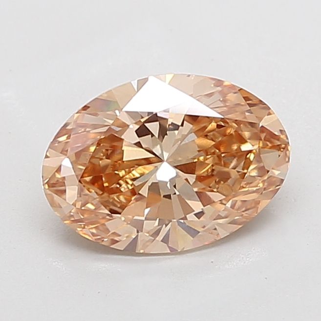 Oval Fancy Brown Lab-grown Diamond 3.08ct VS1 loose diamond
