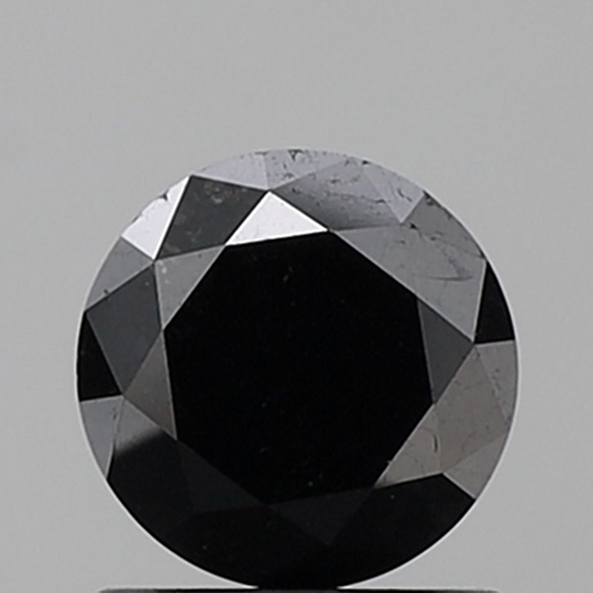 Round Black Natural Diamond 1.26ct VS2 loose diamond