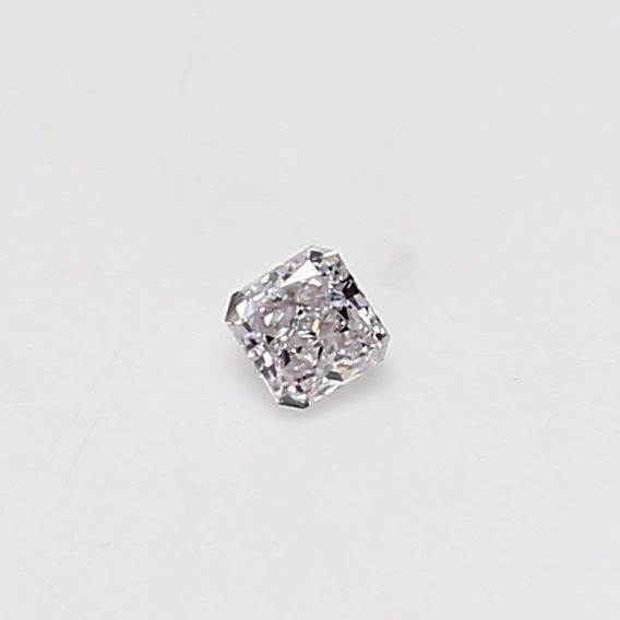 Radiant Faint Pink Natural Diamond 0.08ct loose diamond