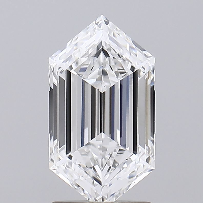 Hexagonal Lab-Grown Diamond 2.08ct E VVS1