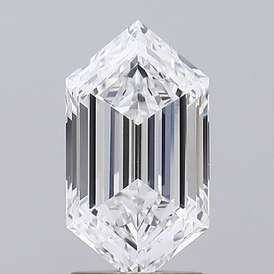 Hexagonal Lab-Grown Diamond 2.08ct E VVS1