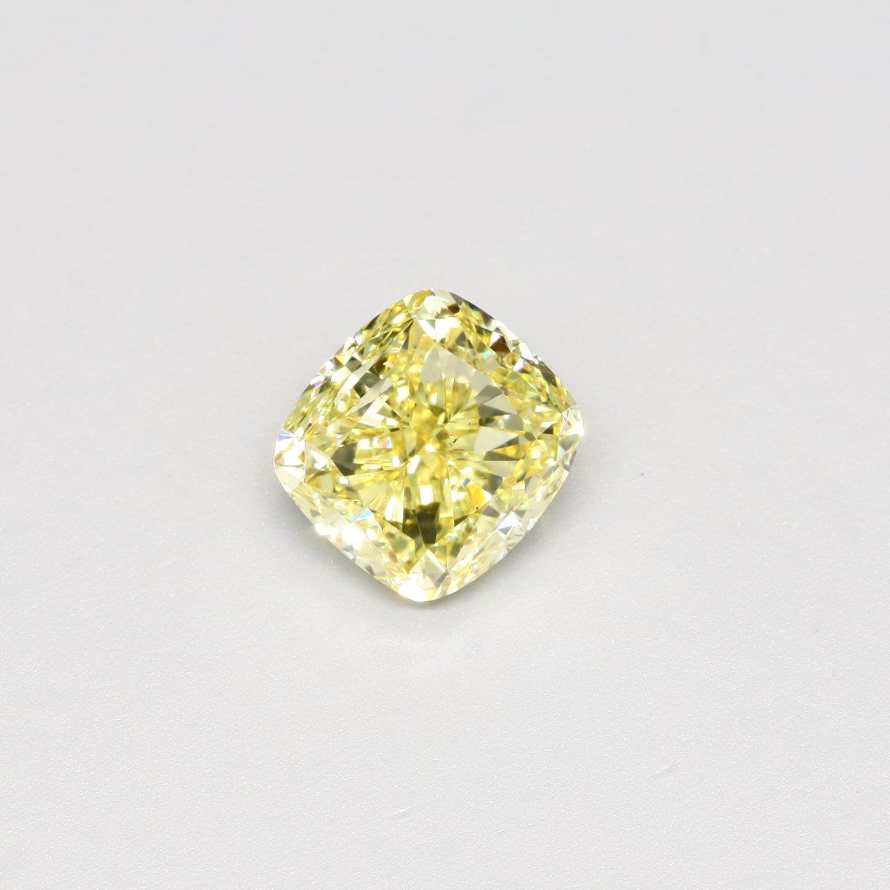 Cushion Fancy Yellow Lab-grown Diamond 3ct VS2 loose diamond