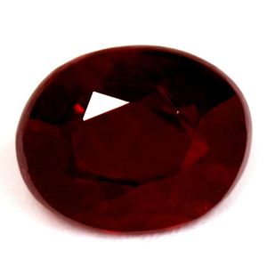 Oval Red Ruby 0.8ct loose gemstone