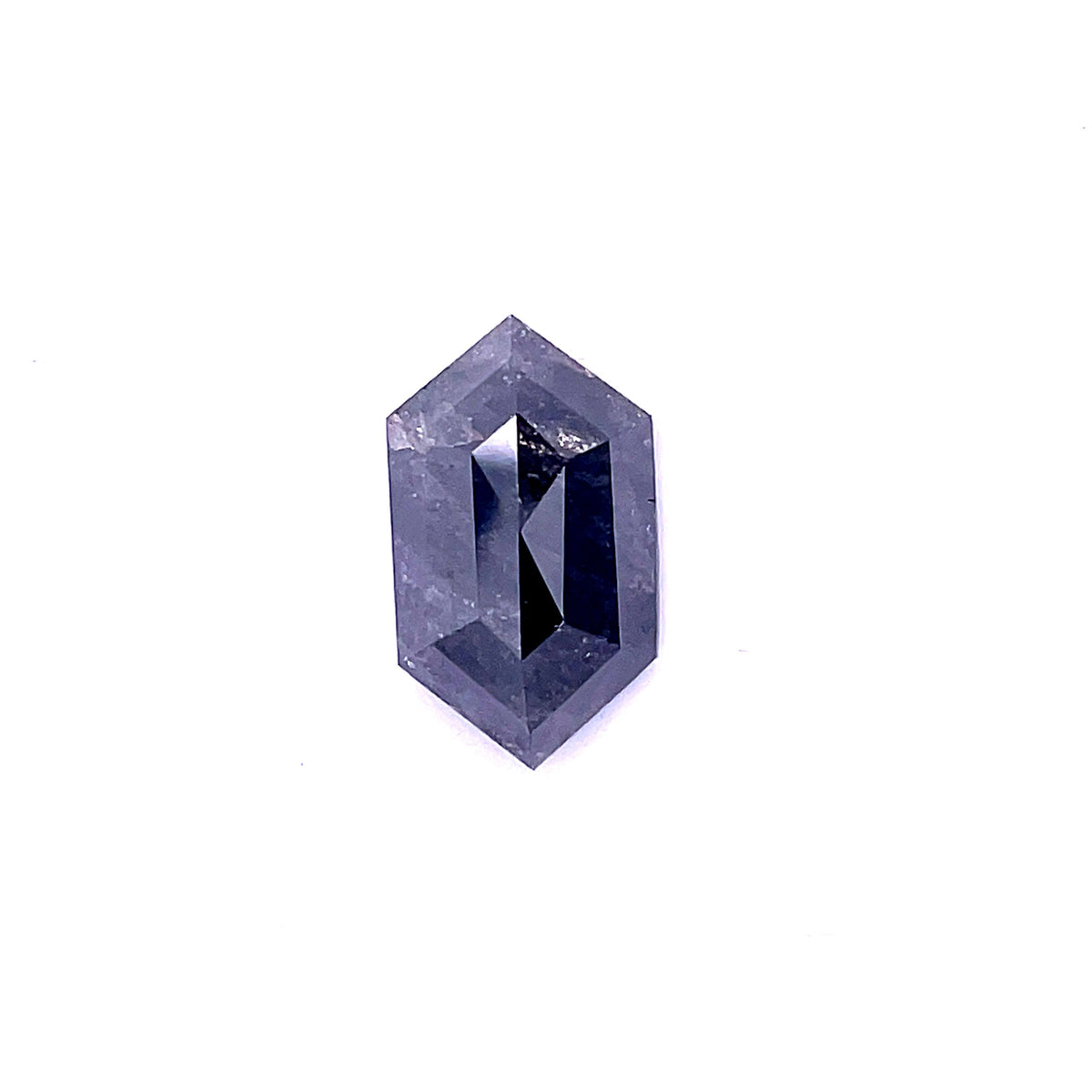 Hexagonal Salt And Pepper Natural Diamond 3.3ct loose diamond
