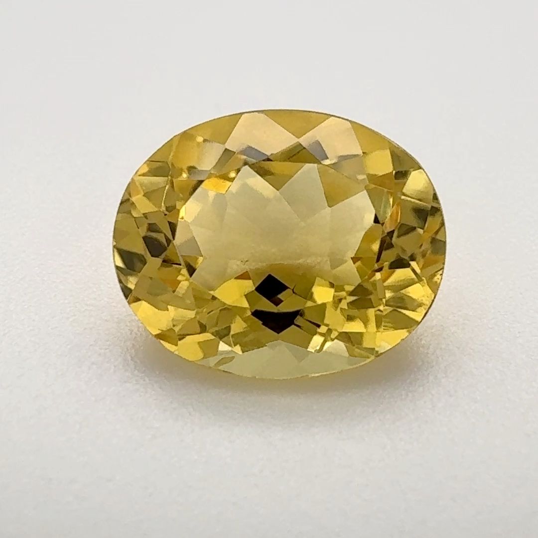 Oval Yellow Heliodor 2.63ct loose gemstone