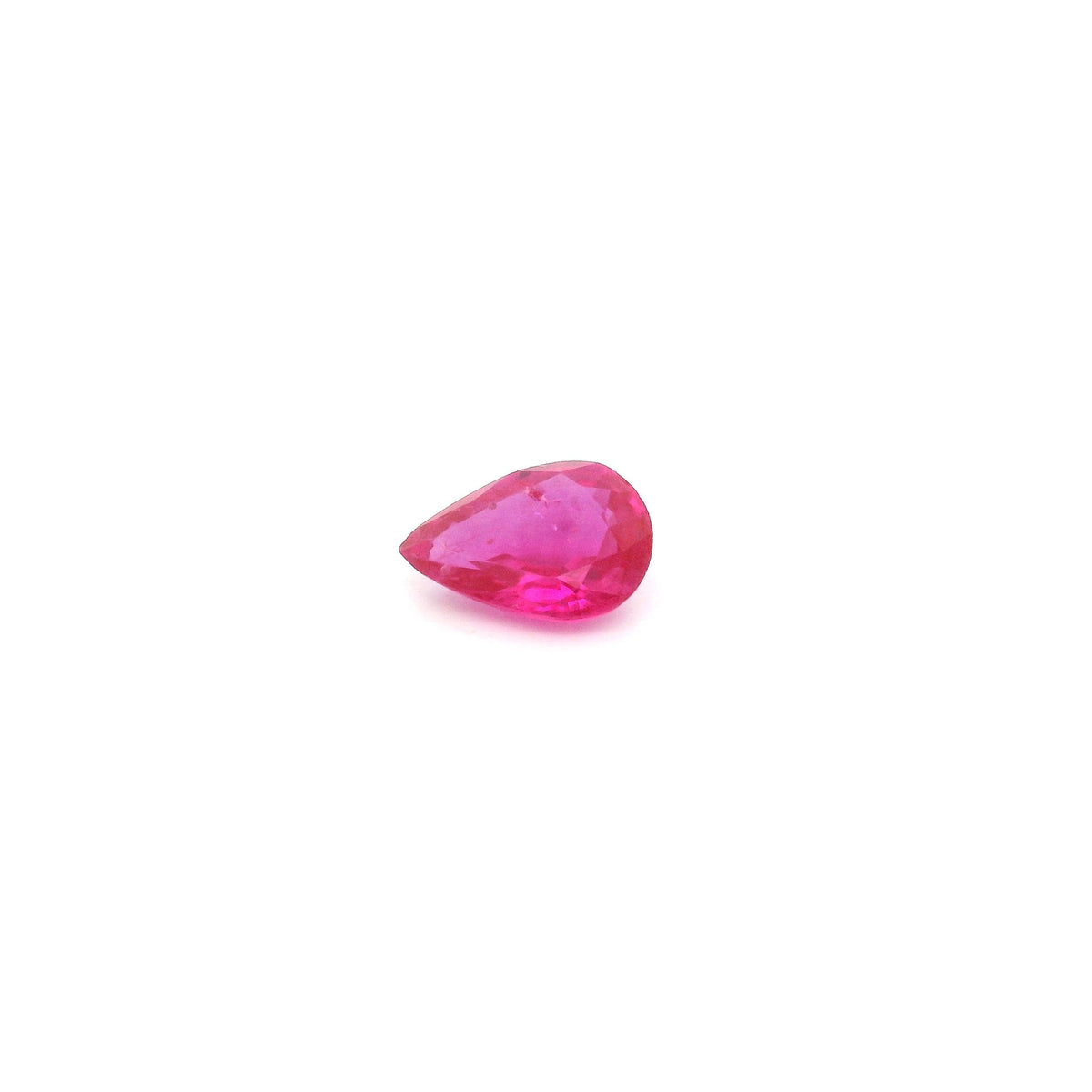 Pear Red Ruby 0.44ct loose gemstone