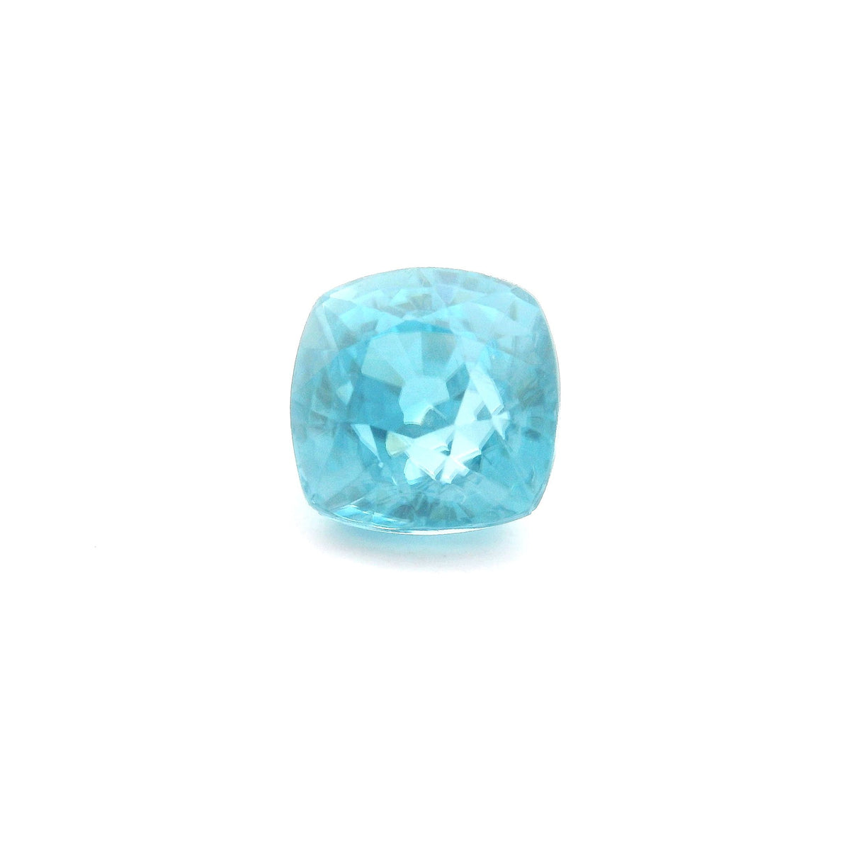 Cushion Blue Zircon 4.4ct loose gemstone