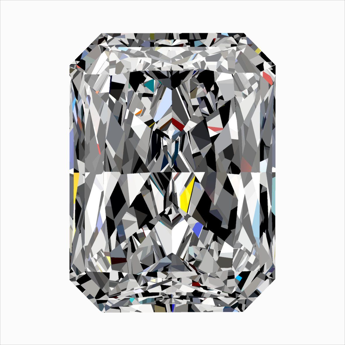 Radiant Natural Diamond 0.30ct F VVS2