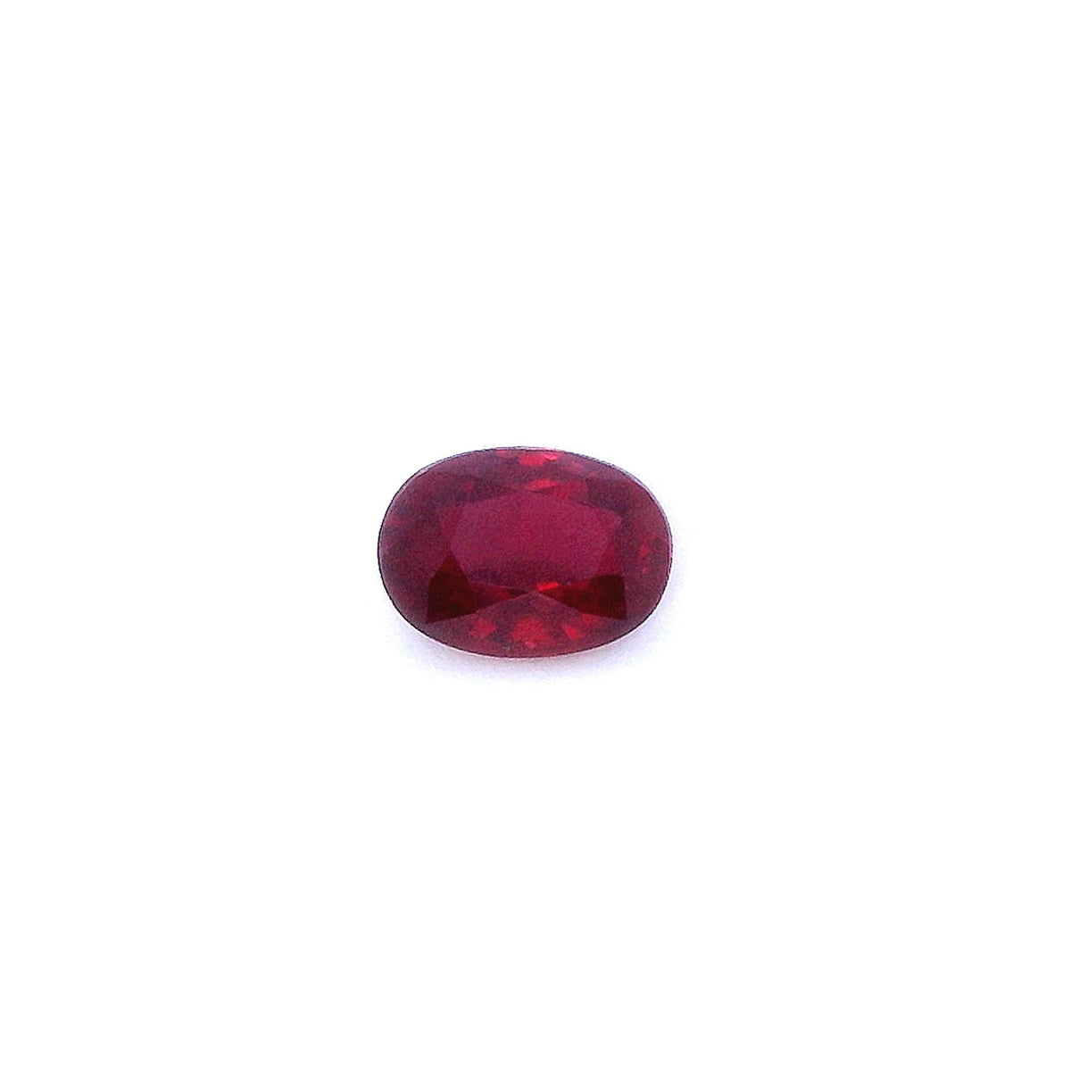 Oval Red Ruby 0.63ct loose gemstone